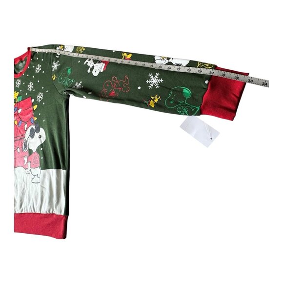 NWT Peanuts / Hybrid Apparel Snoopy Christmas Sweater Holiday Crewneck L - Picture 6 of 7